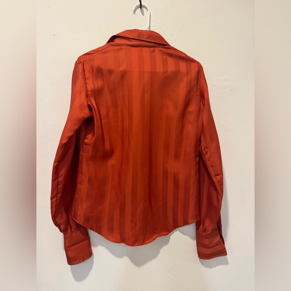 Emilio Pucci Vintage Copper Button Down S - Pointed Collar - Picture 3 of 4